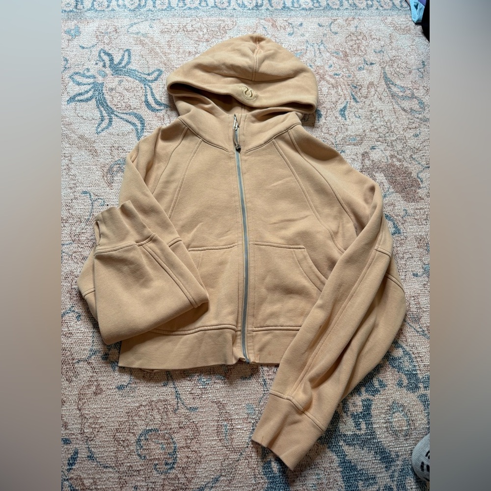 Lululemon Oversized Full-Zip Hoodie Scuba Beige